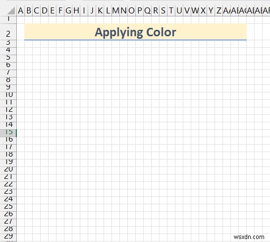 วิธีการวาดเพื่อปรับขนาดใน Excel (2 วิธีง่ายๆ)