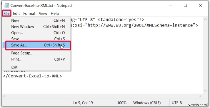 วิธีการแปลงไฟล์ Excel เป็น XML (ด้วยขั้นตอนง่ายๆ)