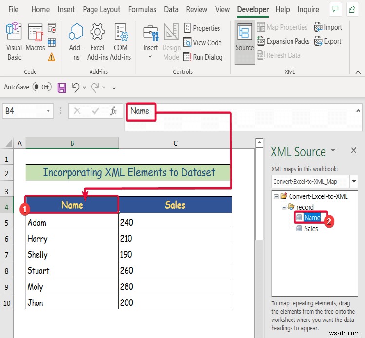 วิธีการแปลงไฟล์ Excel เป็น XML (ด้วยขั้นตอนง่ายๆ)