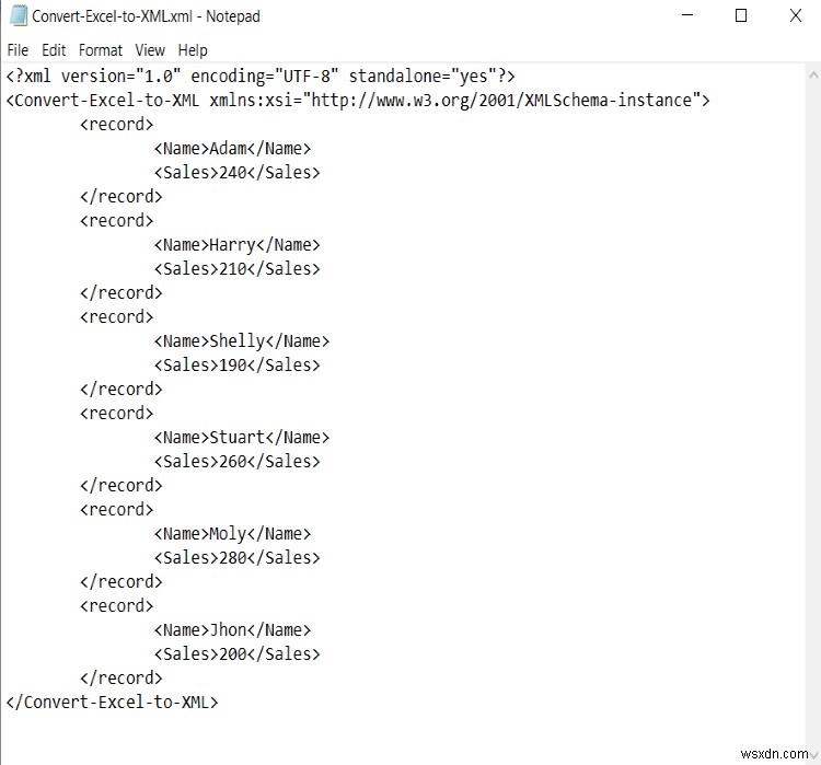 วิธีการแปลงไฟล์ Excel เป็น XML (ด้วยขั้นตอนง่ายๆ)