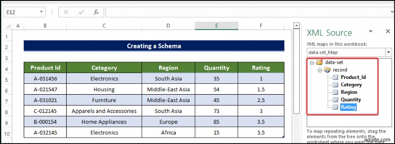 วิธีสร้างสคีมาใน Excel (พร้อมขั้นตอนโดยละเอียด)