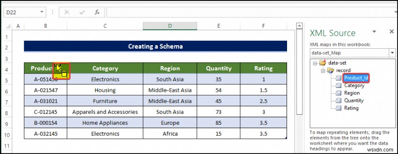 วิธีสร้างสคีมาใน Excel (พร้อมขั้นตอนโดยละเอียด)