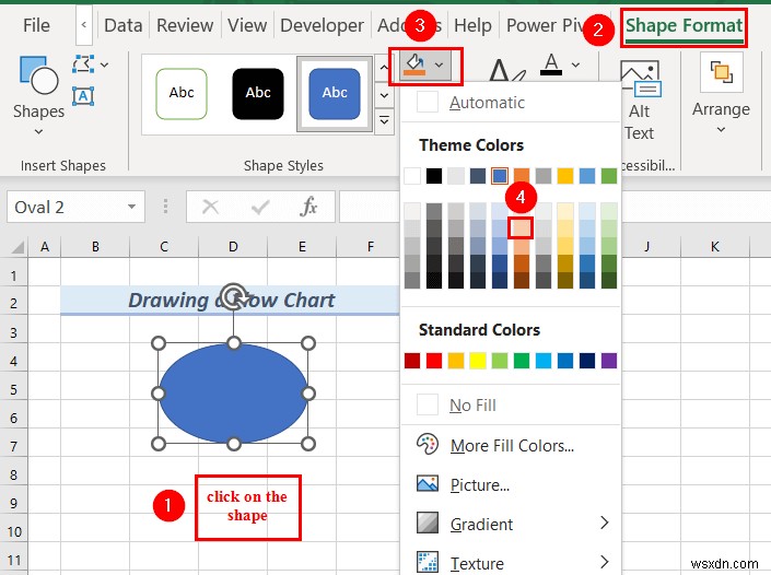 วิธีการวาดแบบวิศวกรรมใน Excel (2 ตัวอย่างที่เหมาะสม)