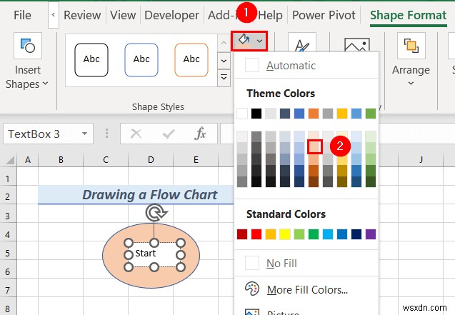 วิธีการวาดแบบวิศวกรรมใน Excel (2 ตัวอย่างที่เหมาะสม)