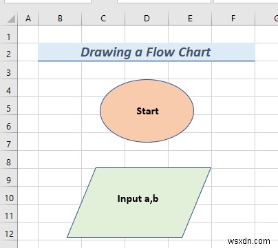 วิธีการวาดแบบวิศวกรรมใน Excel (2 ตัวอย่างที่เหมาะสม)