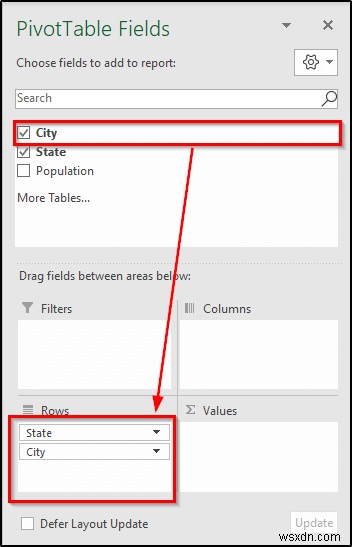 วิธีการสร้างลำดับชั้นใน Excel Pivot Table (ด้วยขั้นตอนง่ายๆ)