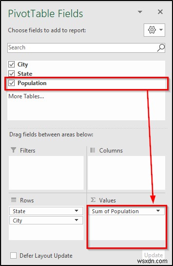 วิธีการสร้างลำดับชั้นใน Excel Pivot Table (ด้วยขั้นตอนง่ายๆ)