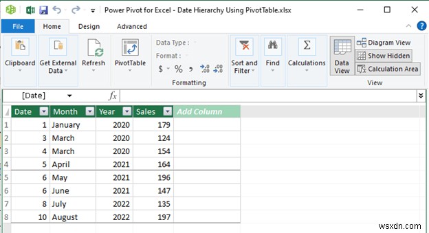 สร้างลำดับชั้นวันที่ในตาราง Pivot ของ Excel (พร้อมขั้นตอนง่ายๆ)