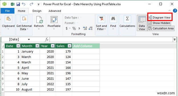 สร้างลำดับชั้นวันที่ในตาราง Pivot ของ Excel (พร้อมขั้นตอนง่ายๆ)