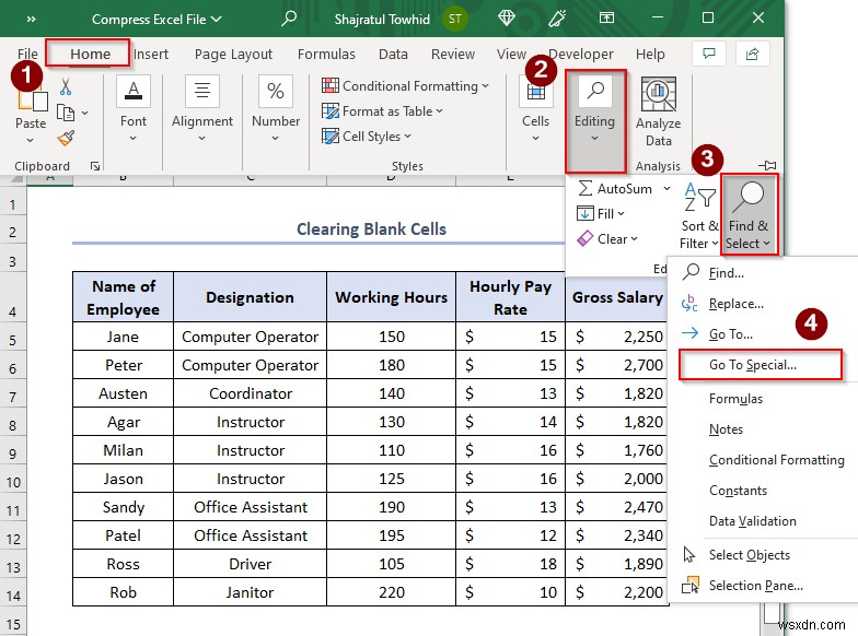 วิธีบีบอัดไฟล์ Excel มากกว่า 100MB (7 วิธีที่เป็นประโยชน์)