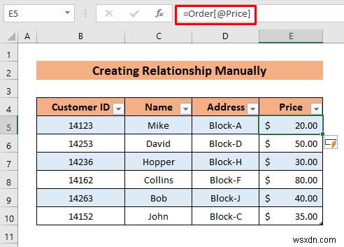 วิธีสร้างความสัมพันธ์ระหว่างตารางใน Excel (3 วิธี)