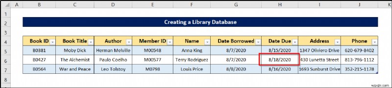 วิธีสร้างฐานข้อมูลไลบรารีใน Excel (ด้วยขั้นตอนง่ายๆ)