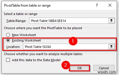 เอาตัวแบบข้อมูลออกจาก Pivot Table ใน Excel (ด้วยขั้นตอนง่ายๆ)