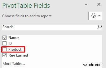 เอาตัวแบบข้อมูลออกจาก Pivot Table ใน Excel (ด้วยขั้นตอนง่ายๆ)