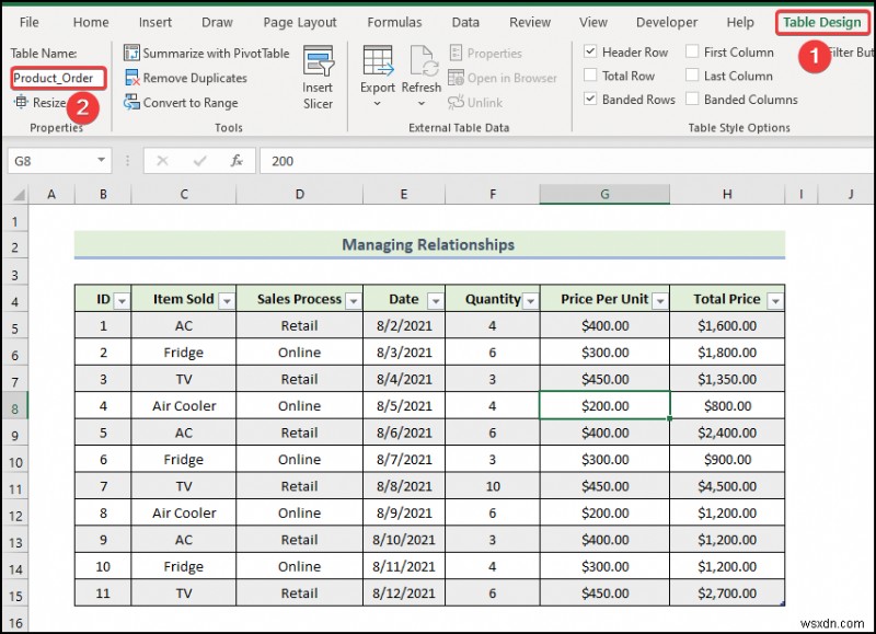 วิธีจัดการความสัมพันธ์ใน Excel (พร้อมขั้นตอนโดยละเอียด)