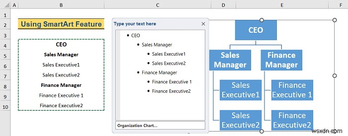 วิธีการสร้างลำดับชั้นใน Excel (3 วิธีง่ายๆ)