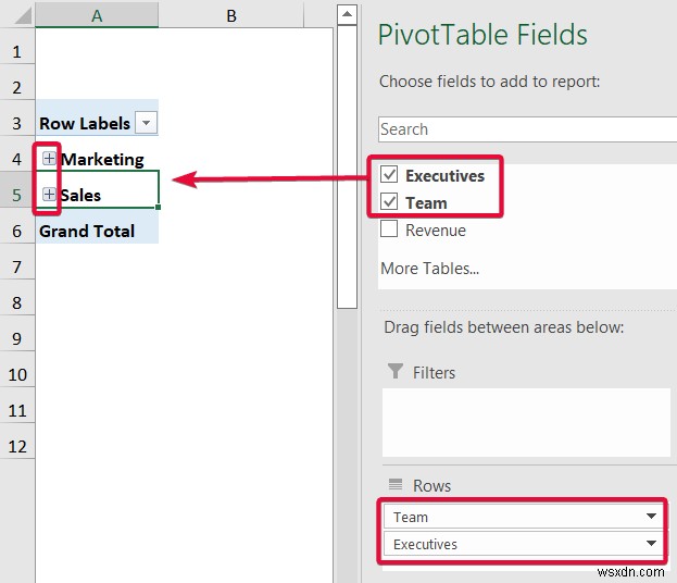 วิธีการสร้างลำดับชั้นใน Excel (3 วิธีง่ายๆ)