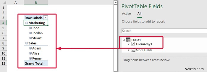 วิธีการสร้างลำดับชั้นใน Excel (3 วิธีง่ายๆ)