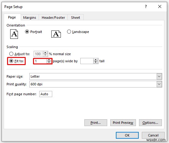 [แก้ไขแล้ว!] มาตราส่วนการพิมพ์ให้พอดีไม่ทำงานใน Excel