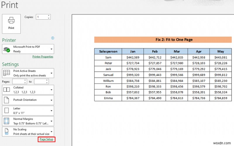 [แก้ไขแล้ว!] มาตราส่วนการพิมพ์ให้พอดีไม่ทำงานใน Excel