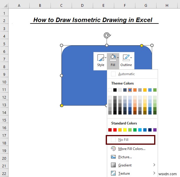 วิธีการวาดภาพวาดสามมิติใน Excel (ด้วยขั้นตอนง่ายๆ)