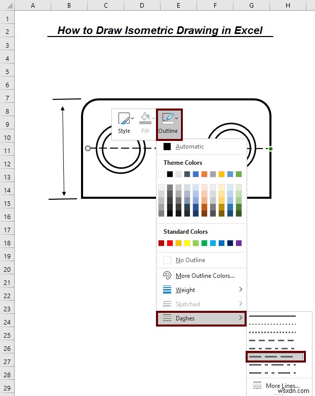 วิธีการวาดภาพวาดสามมิติใน Excel (ด้วยขั้นตอนง่ายๆ)