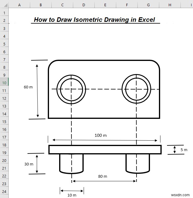 วิธีการวาดภาพวาดสามมิติใน Excel (ด้วยขั้นตอนง่ายๆ)