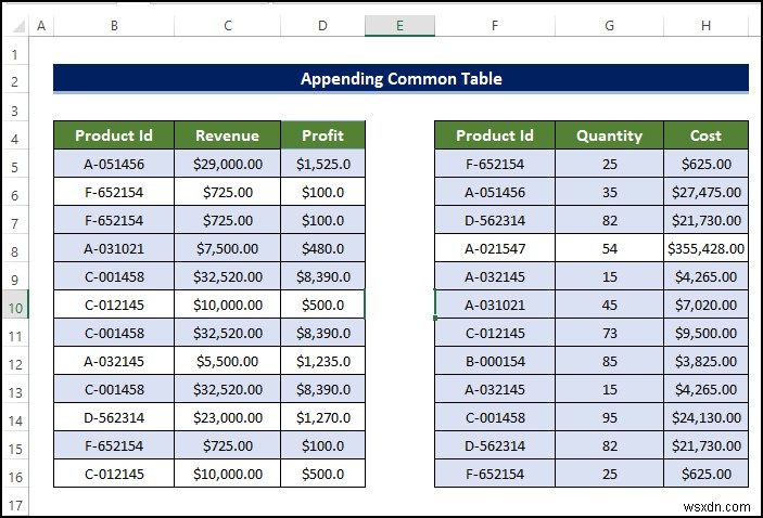 วิธีสร้างความสัมพันธ์ใน Excel ด้วยค่าที่ซ้ำกัน