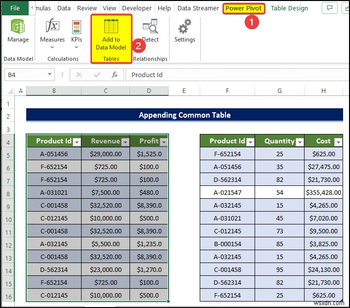 วิธีสร้างความสัมพันธ์ใน Excel ด้วยค่าที่ซ้ำกัน