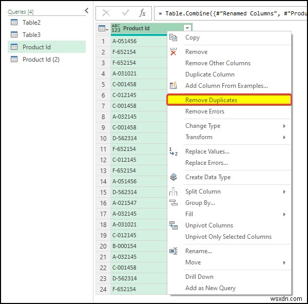 วิธีสร้างความสัมพันธ์ใน Excel ด้วยค่าที่ซ้ำกัน