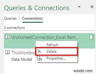 วิธีลบตารางออกจากตัวแบบข้อมูลใน Excel (2 เคล็ดลับง่ายๆ)