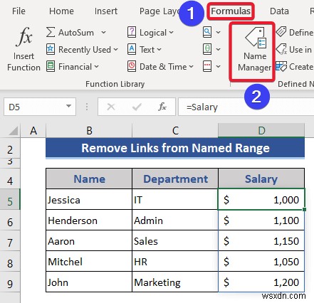 วิธีลบลิงก์ที่ไม่รู้จักใน Excel (4 ตัวอย่างที่เหมาะสม)