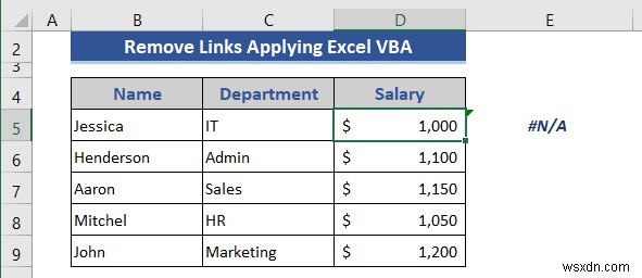 วิธีลบลิงก์ที่ไม่รู้จักใน Excel (4 ตัวอย่างที่เหมาะสม)