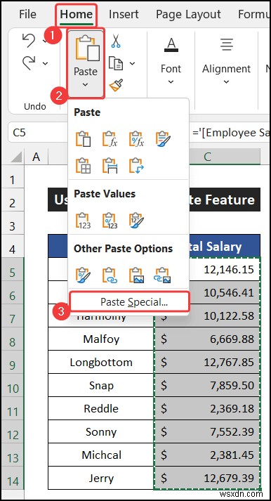 วิธีแบ่งลิงก์ใน Excel และเก็บค่าไว้ (3 วิธีง่ายๆ)