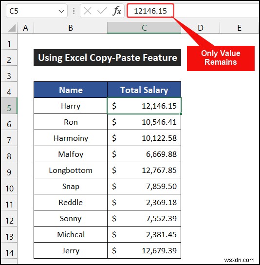 วิธีแบ่งลิงก์ใน Excel และเก็บค่าไว้ (3 วิธีง่ายๆ)