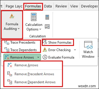 วิธีการติดตามสูตรใน Excel (3 วิธีที่มีประสิทธิภาพ)