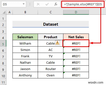 วิธีลบลิงค์เสียใน Excel (วิธีง่ายๆ 3 วิธี)