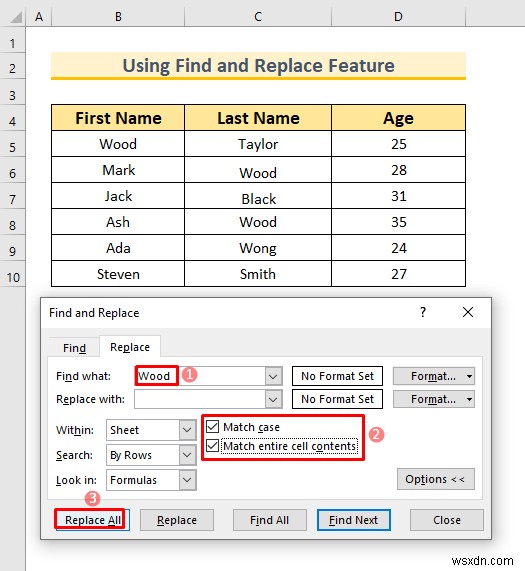 วิธีการล้างเซลล์ที่มีค่าบางอย่างใน Excel (2 วิธี)