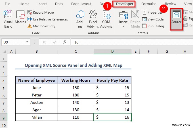 วิธีการบันทึกไฟล์ Excel เป็นการแมปข้อมูล XML (ด้วยขั้นตอนง่ายๆ)