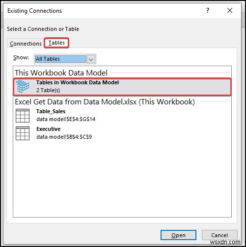 วิธีรับข้อมูลจากตัวแบบข้อมูลใน Excel (2 วิธีง่ายๆ)