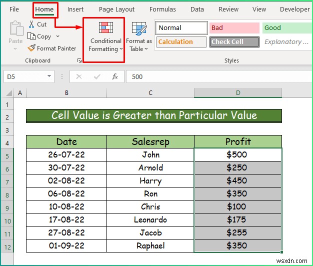 วิธีการใช้การจัดรูปแบบตามเงื่อนไขประเภทต่างๆ ใน ​​Excel