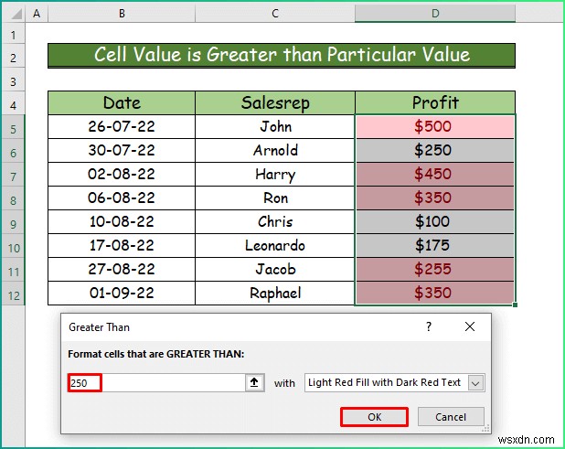 วิธีการใช้การจัดรูปแบบตามเงื่อนไขประเภทต่างๆ ใน ​​Excel