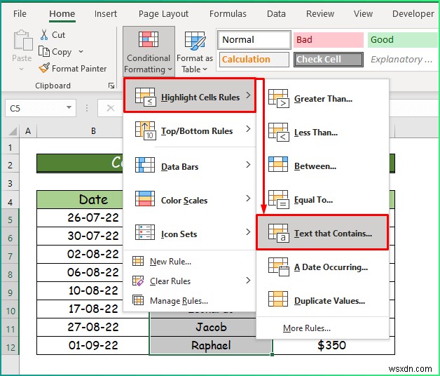 วิธีการใช้การจัดรูปแบบตามเงื่อนไขประเภทต่างๆ ใน ​​Excel