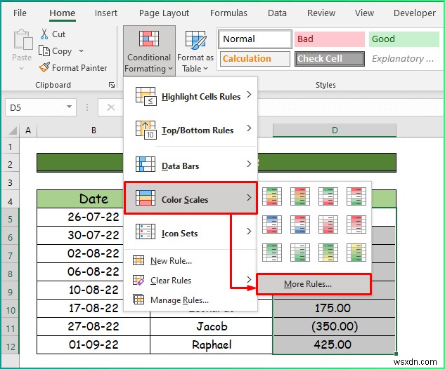 วิธีการใช้การจัดรูปแบบตามเงื่อนไขประเภทต่างๆ ใน ​​Excel