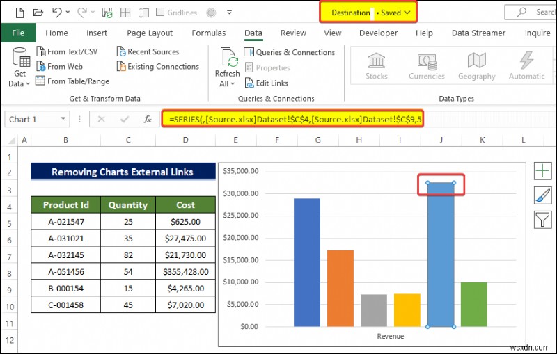 วิธีแบ่งลิงก์ใน Excel เมื่อไม่พบแหล่งที่มา (4 วิธี)