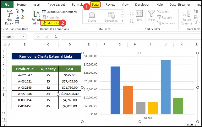 วิธีแบ่งลิงก์ใน Excel เมื่อไม่พบแหล่งที่มา (4 วิธี)