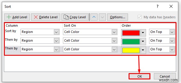 วิธีการกรองด้วยหลายสีใน Excel (2 วิธีง่ายๆ)