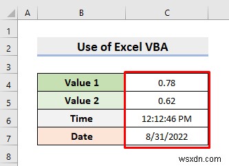 วิธีการอัปเดตอัตโนมัติด้วยช่วงเวลา 5 วินาทีใน Excel