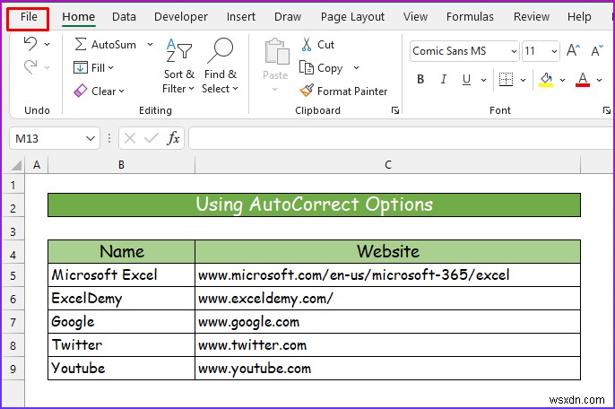 [แก้ไข]:ลบไฮเปอร์ลิงก์ที่ไม่แสดงใน Excel (2 โซลูชัน)