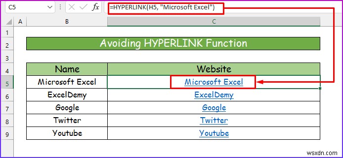 [แก้ไข]:ลบไฮเปอร์ลิงก์ที่ไม่แสดงใน Excel (2 โซลูชัน)